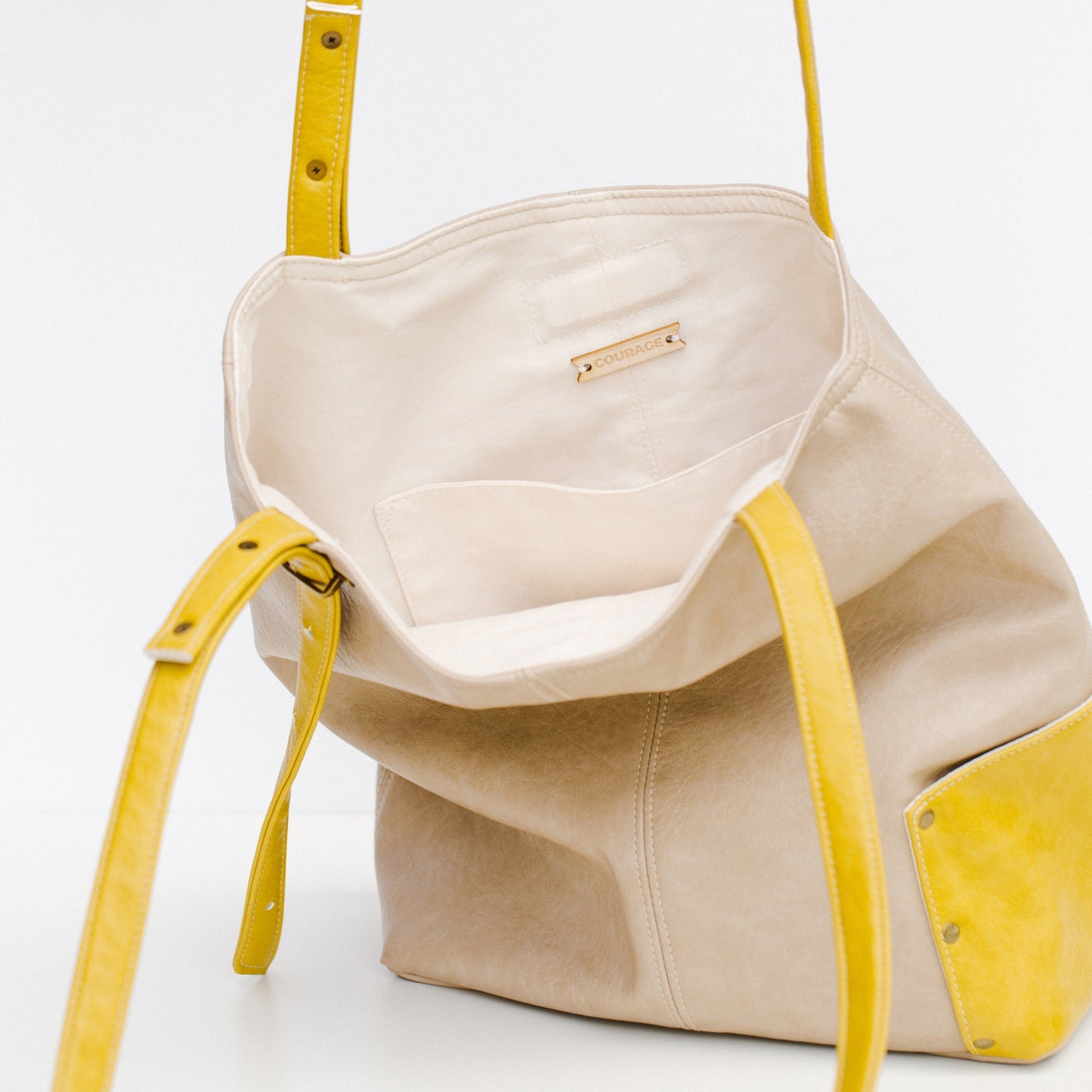 OVERCOMER tote bag | ECRU.
