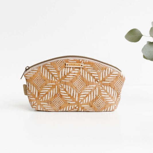 RULE BREAKER zippered pouch | CREAM.