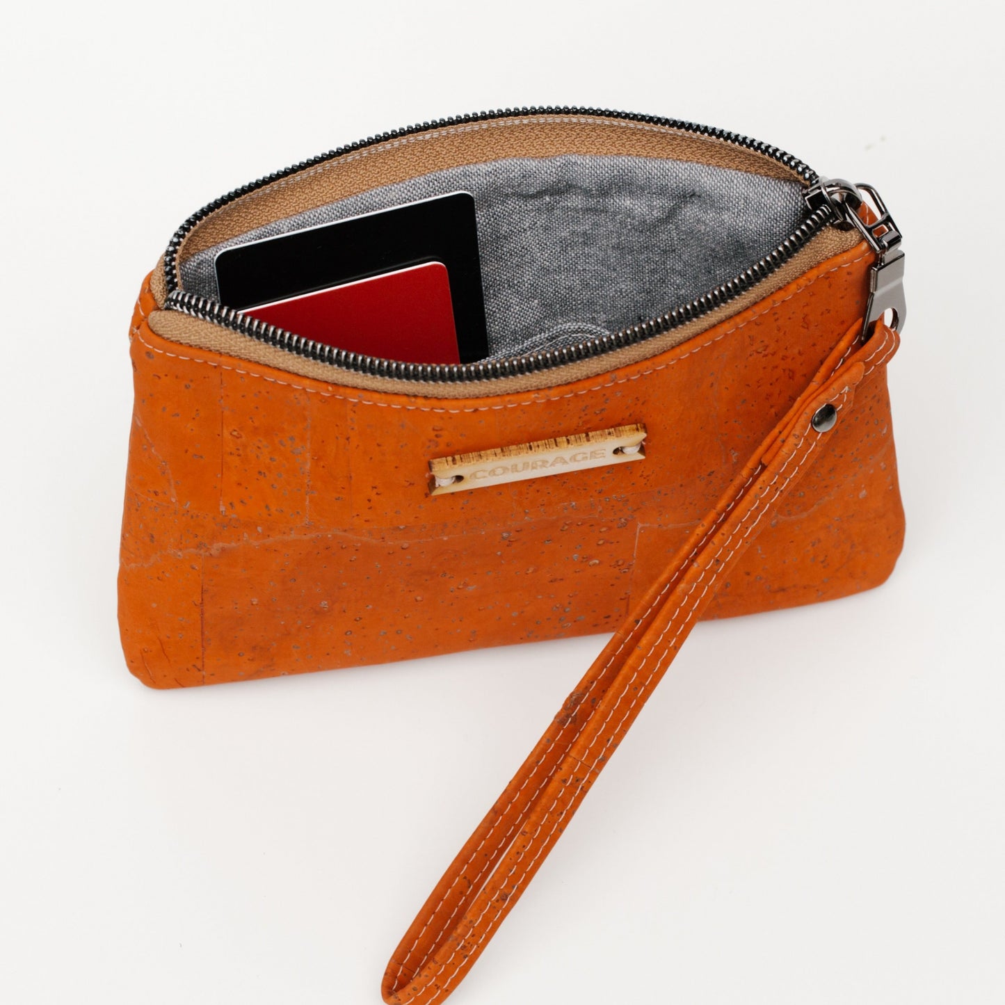 GIVER card wristlet | TERRA COTTA.